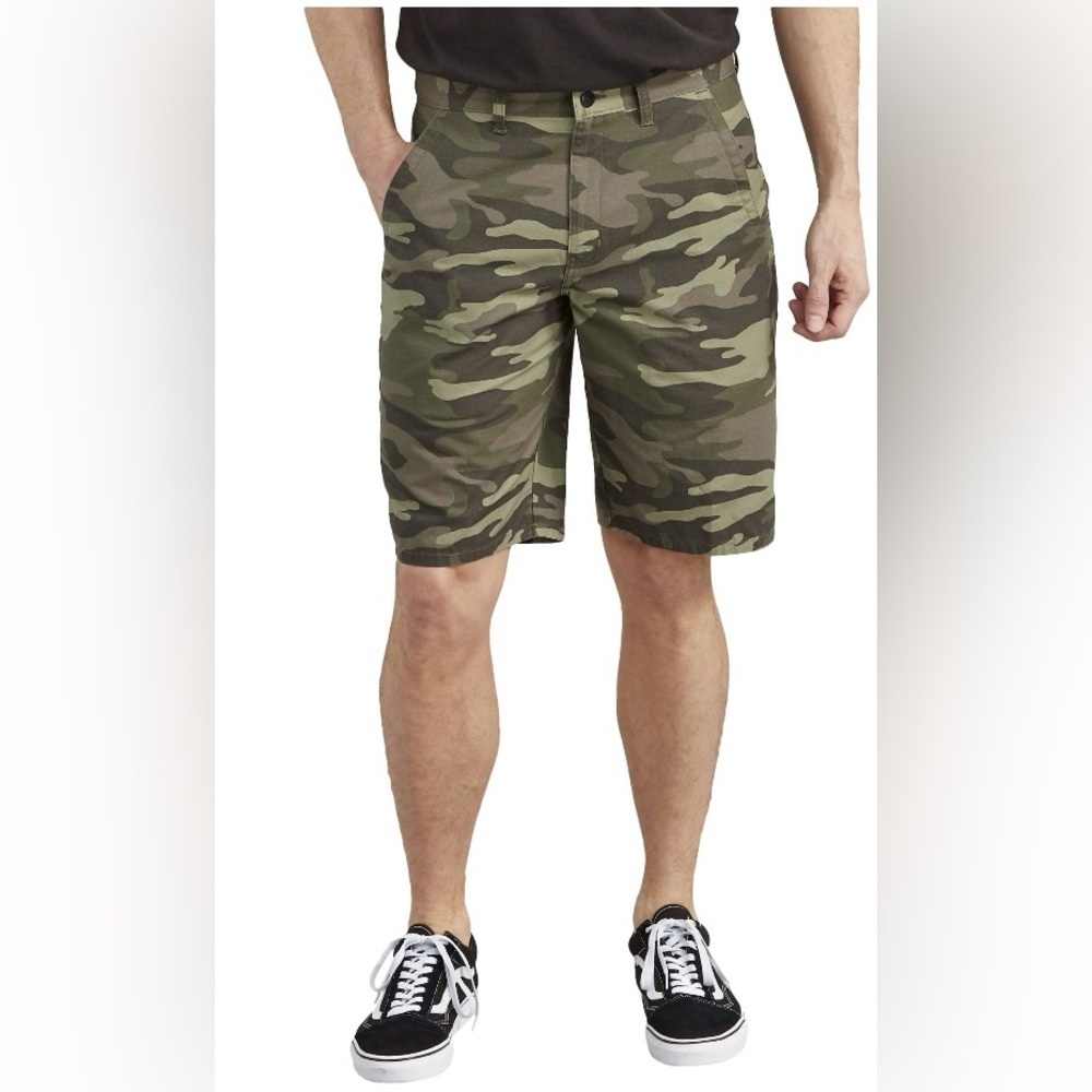 NEW Genuine Dickies Mens 11" Flex Multi-Use Ripstop Shorts, 32